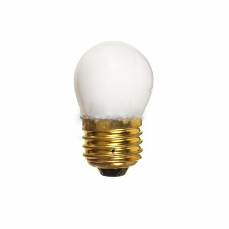 AMERICAN IMAGINATIONS 7.5W Bulb Socket Light Bulb White Glass AI-37620